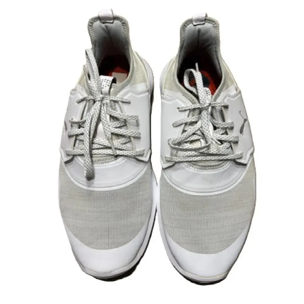 PUMA Men's Ignite Nxt Lace spikeless Golf Shoe White US 11 BM1